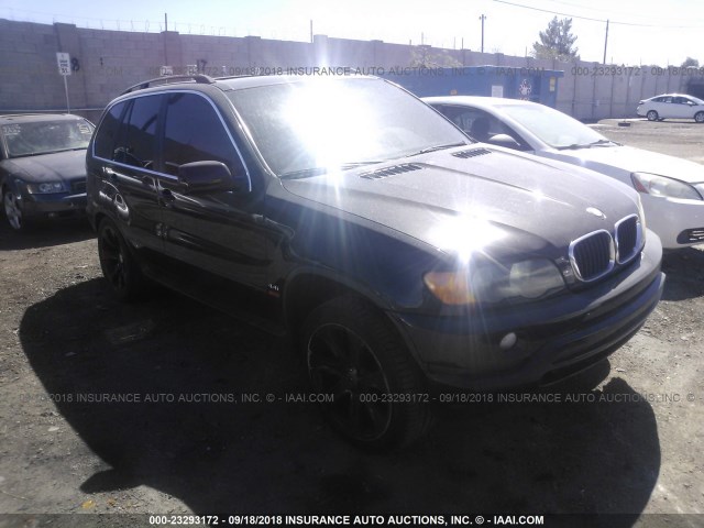 5UXFB335X3LH44304 - 2003 BMW X5 4.4I BLACK photo 1
