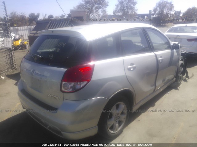 2T1KY38E53C138999 - 2003 TOYOTA COROLLA MATRIX XRS SILVER photo 4