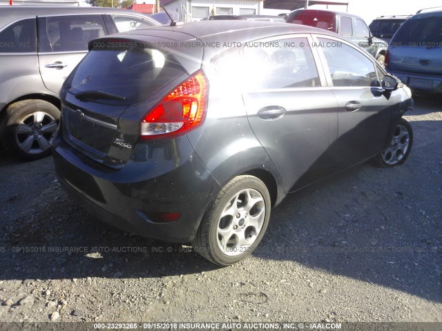 3FADP4FJ5BM128910 - 2011 FORD FIESTA SES GRAY photo 4