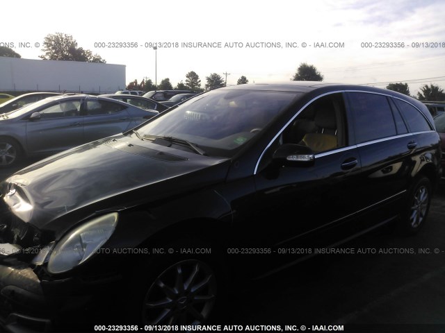 4JGCB65E77A052126 - 2007 MERCEDES-BENZ R 350 Dark Blue photo 2