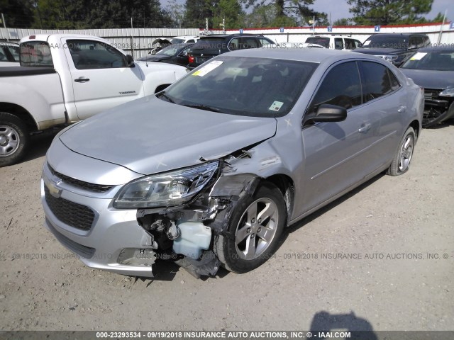 1G11B5SL0FF150532 - 2015 CHEVROLET MALIBU LS 银色 照片 2