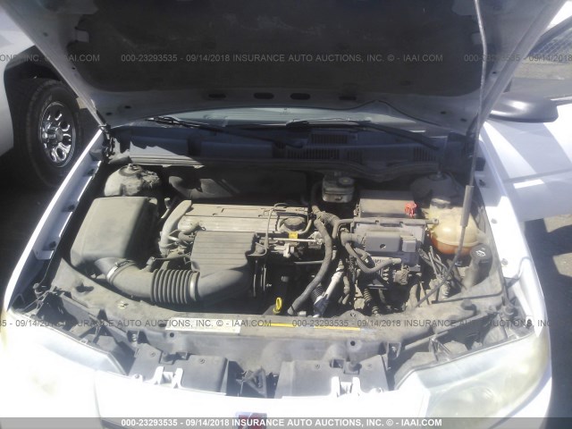 1G8AJ52F34Z164371 - 2004 SATURN ION LEVEL 2 白色 照片 10