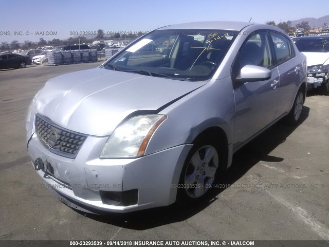 3N1AB61E17L636728 - 2007 NISSAN SENTRA 2.0/2.0S/2.0SL SILVER photo 2