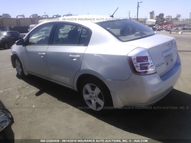 3N1AB61E17L636728 - 2007 NISSAN SENTRA 2.0/2.0S/2.0SL SILVER photo 3