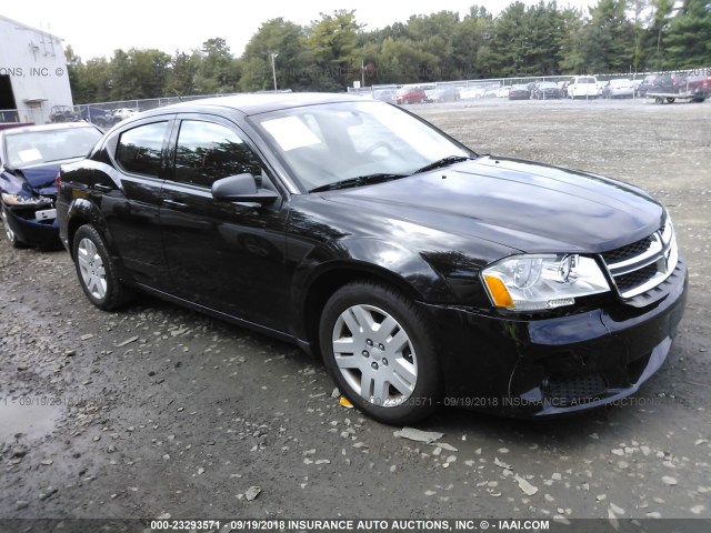 1B3BD4FB7BN608425 - 2011 DODGE AVENGER EXPRESS 黑色 照片 1