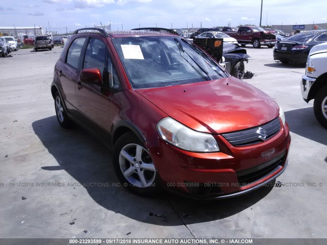 JS2YA413085105142 - 2008 SUZUKI SX4 CONVENIENCE ORANGE photo 1