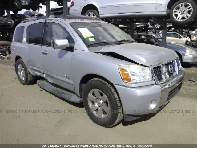 5N1BA08A87N705804 - 2007 NISSAN ARMADA SE/LE SILVER photo 1