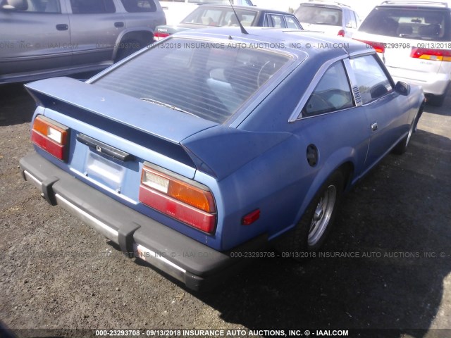 JN1HZ06S2BX186039 - 1981 DATSUN 280ZX 2+2 BLUE photo 4