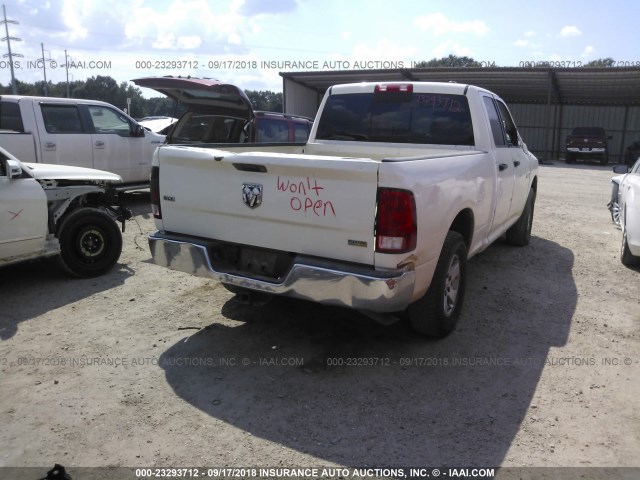 1D3HB18P39S747072 - 2009 DODGE RAM 1500 WHITE photo 4