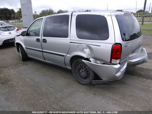 1GBDV13L96D147177 - 2006 CHEVROLET UPLANDER INCOMPLETE SILVER photo 3