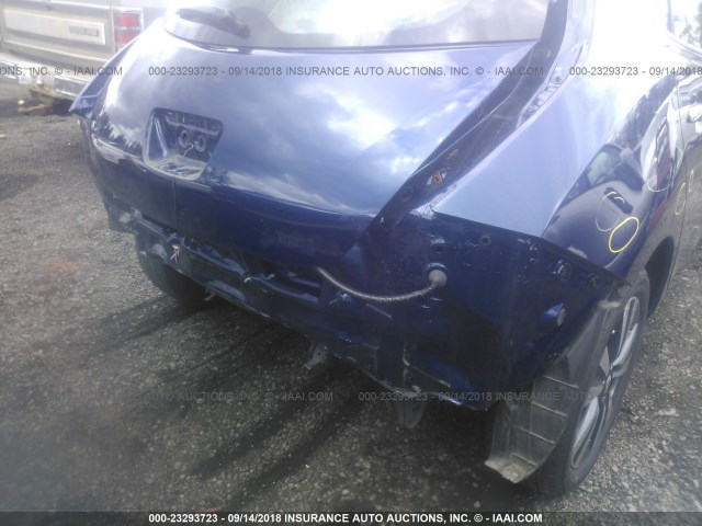 1N4BZ0CP1GC309479 - 2016 NISSAN LEAF SV/SL BLUE photo 6