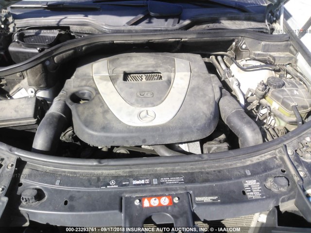 4JGBB86E96A108538 - 2006 MERCEDES-BENZ ML 350 SILVER photo 10