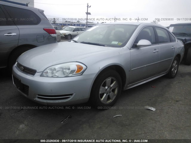 2G1WT57N991153180 - 2009 CHEVROLET IMPALA 1LT SILVER photo 2