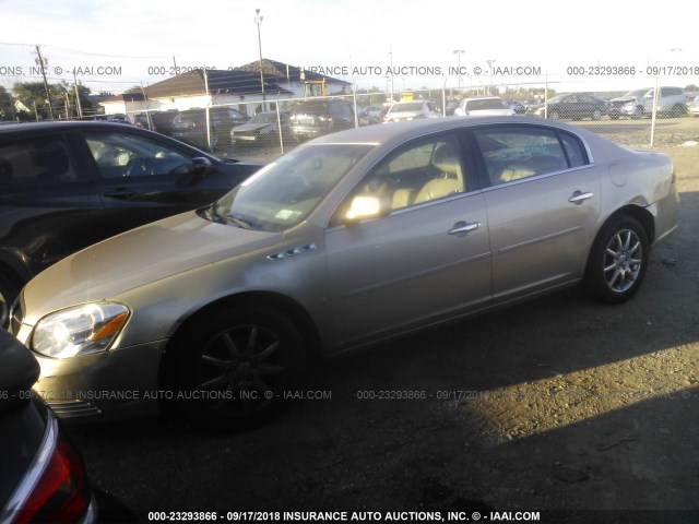 1G4HD57296U212162 - 2006 BUICK LUCERNE CXL TAN photo 2