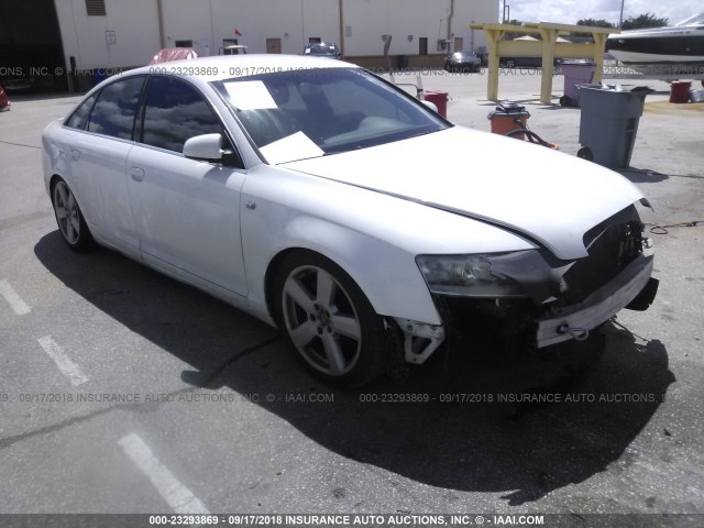 WAUAH74F18N149744 - 2008 AUDI A6 3.2 WHITE photo 1