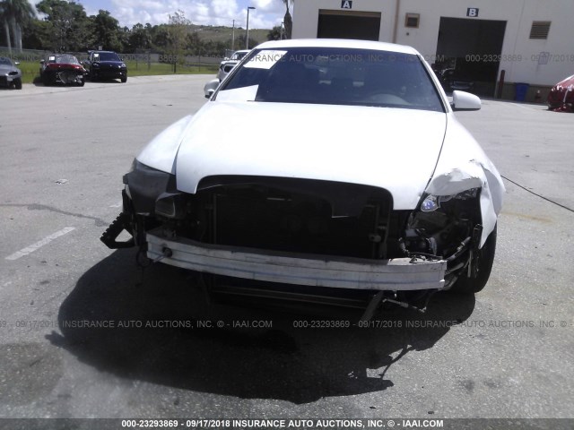 WAUAH74F18N149744 - 2008 AUDI A6 3.2 WHITE photo 6