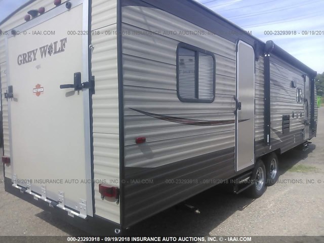 4X4TCKC29GK032533 - 2016 FOREST RIVER GREY WOLF  棕色 照片 4