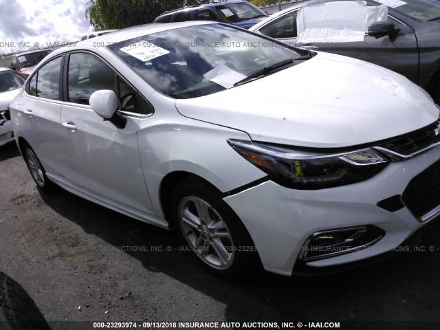 1G1BE5SM5H7207955 - 2017 CHEVROLET CRUZE LT WHITE photo 1