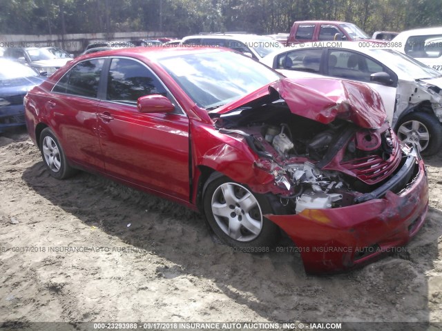 4T1BE46K78U205518 - 2008 TOYOTA CAMRY CE/LE/XLE/SE RED photo 1
