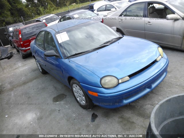 3B3ES47C7XT502509 - 1999 DODGE NEON HIGHLINE BLUE photo 1