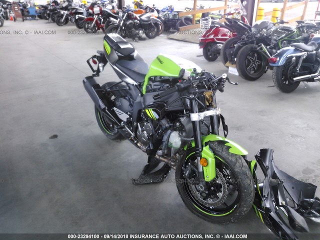 JKBZXJF18JA014450 - 2018 KAWASAKI ZX636 F GREEN photo 1