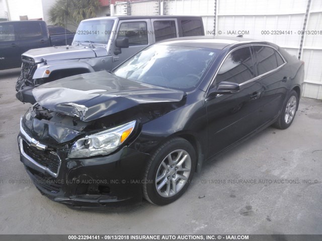 1G11C5SL7FF329860 - 2015 CHEVROLET MALIBU 1LT BLACK photo 2
