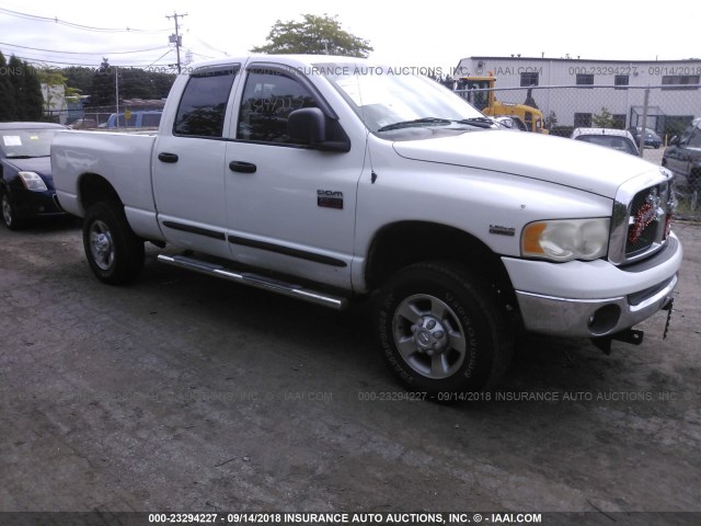 3D7KU28D63G756163 - 2003 DODGE RAM 2500 ST/SLT WHITE photo 1