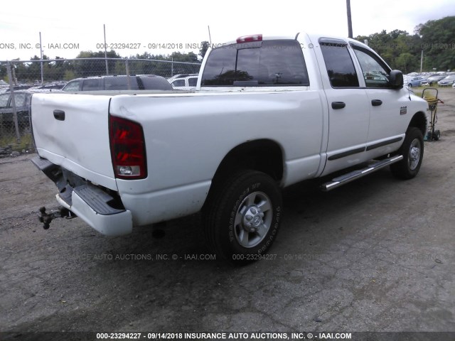 3D7KU28D63G756163 - 2003 DODGE RAM 2500 ST/SLT WHITE photo 4