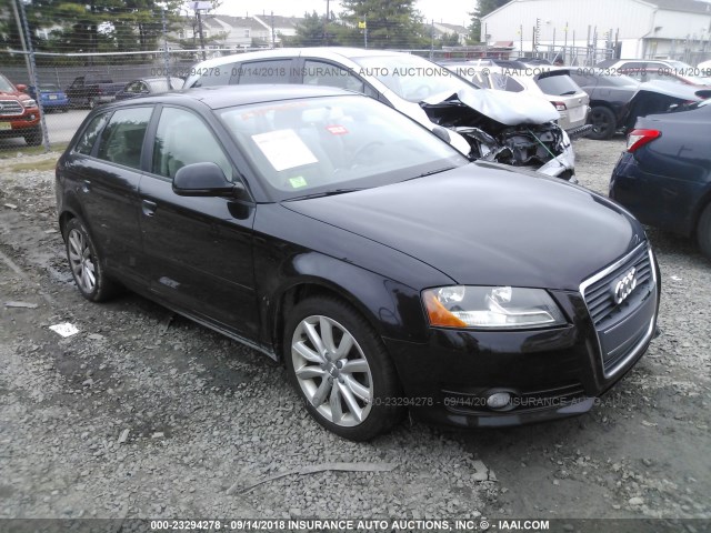 WAUHE78P19A023628 - 2009 AUDI A3 2.0T BLACK photo 1