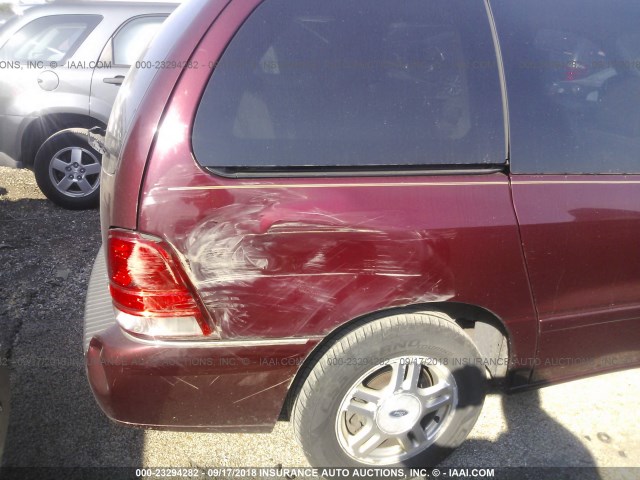 2FMZA52226BA25579 - 2006 FORD FREESTAR SEL MAROON photo 6