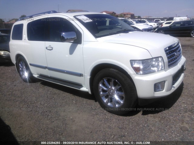 5N3AA08D78N903711 - 2008 INFINITI QX56 WHITE photo 1