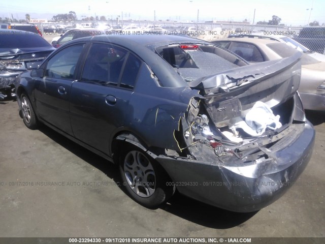 1G8AJ52FX4Z218491 - 2004 SATURN ION LEVEL 2 灰色 照片 3