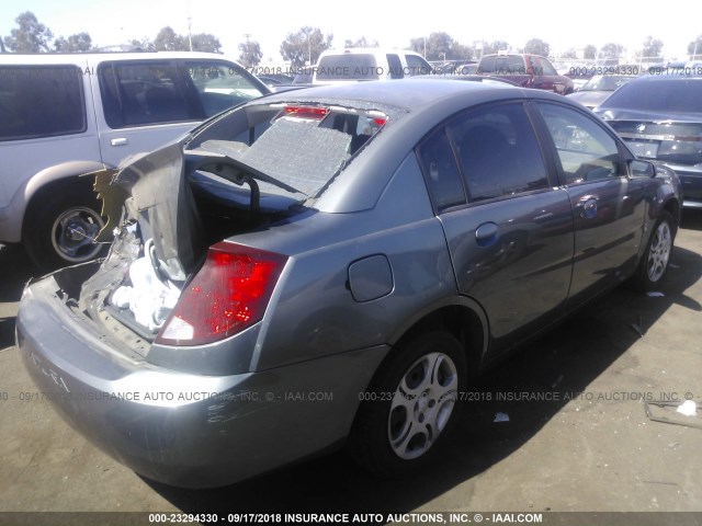 1G8AJ52FX4Z218491 - 2004 SATURN ION LEVEL 2 灰色 照片 4