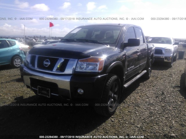 1N6AA0EC2FN504241 - 2015 NISSAN TITAN S/SV/SL/PRO-4X BLACK photo 2