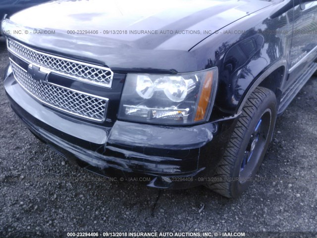 3GNFK12309G114419 - 2009 CHEVROLET AVALANCHE K1500 LS BLACK photo 6