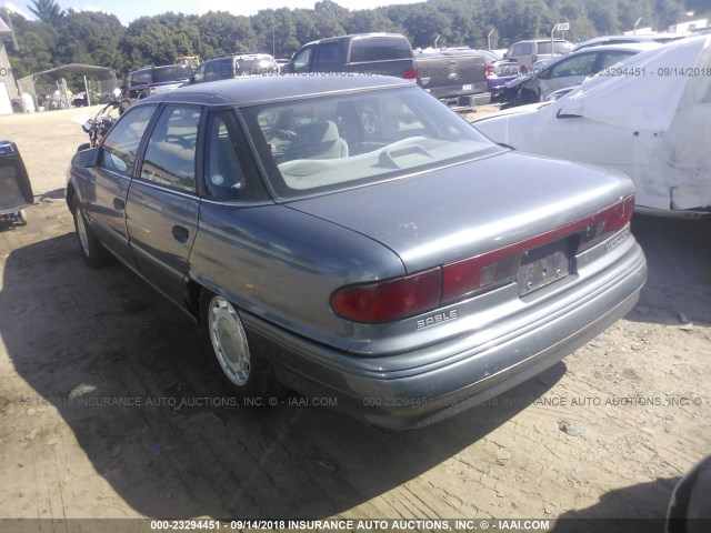 1MELM5042PA661453 - 1993 MERCURY SABLE GS GRAY photo 3