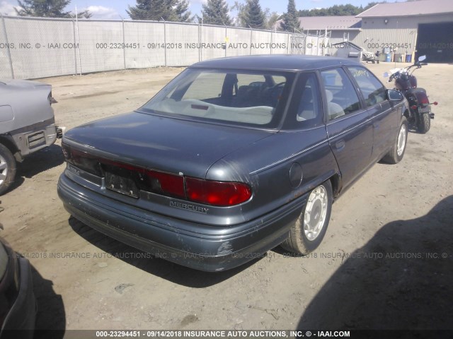 1MELM5042PA661453 - 1993 MERCURY SABLE GS GRAY photo 4