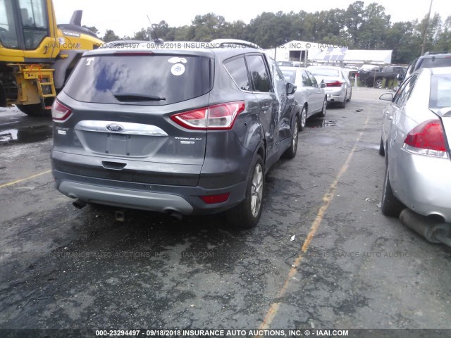 1FMCU9J92FUC32888 - 2015 FORD ESCAPE TITANIUM GRAY photo 4