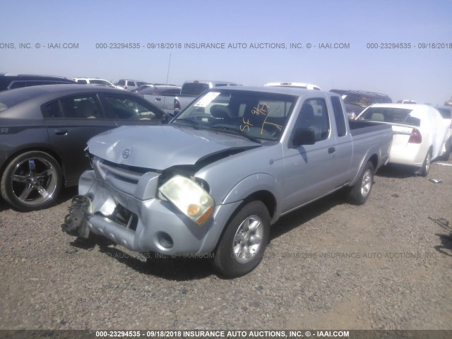 1N6DD26S12C373363 - 2002 NISSAN FRONTIER KING CAB XE SILVER photo 2