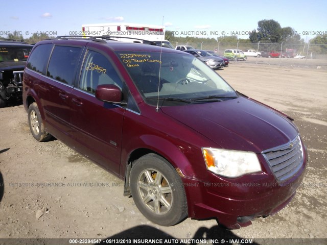 2A8HR54P88R790767 - 2008 CHRYSLER TOWN & COUNTRY TOURING MAROON photo 1