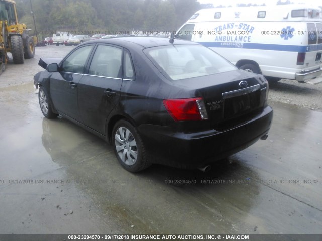 JF1GE61669H518138 - 2009 SUBARU IMPREZA 2.5I BLACK photo 3