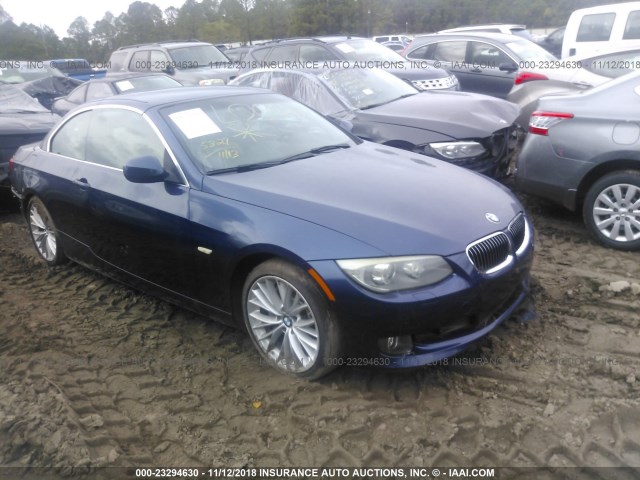 WBADX7C50BE580401 - 2011 BMW 335 I BLUE photo 1