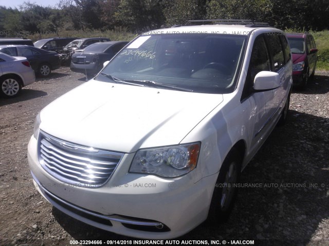 2C4RC1BG0CR127002 - 2012 CHRYSLER TOWN & COUNTRY TOURING WHITE photo 6