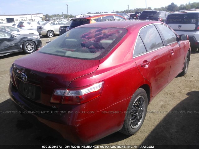 4T4BE46KX9R067352 - 2009 TOYOTA CAMRY SE/LE/XLE 红色 照片 4