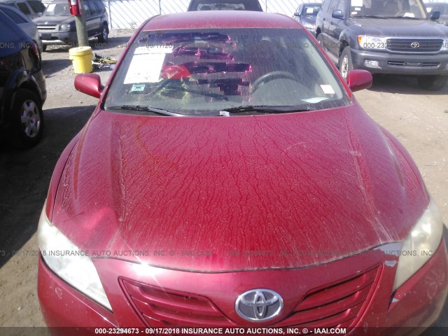 4T4BE46KX9R067352 - 2009 TOYOTA CAMRY SE/LE/XLE 红色 照片 6