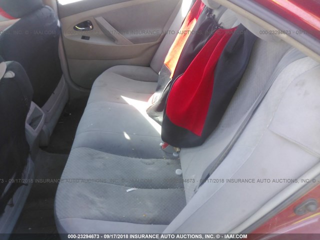 4T4BE46KX9R067352 - 2009 TOYOTA CAMRY SE/LE/XLE 红色 照片 8