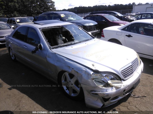 WDBNG70J72A296004 - 2002 MERCEDES-BENZ S 430 SILVER photo 1