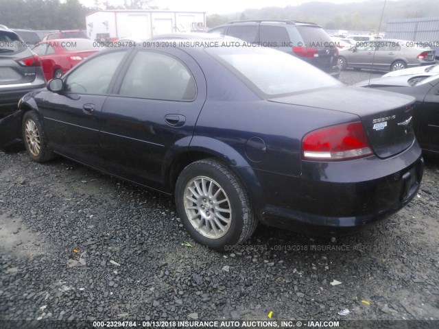 1C3EL56R84N273796 - 2004 CHRYSLER SEBRING LXI BLUE photo 3