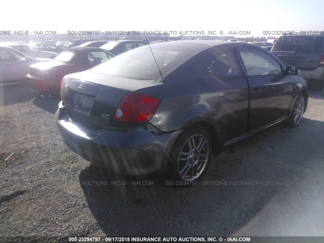 JTKDE177160079675 - 2006 TOYOTA SCION TC GRAY photo 4