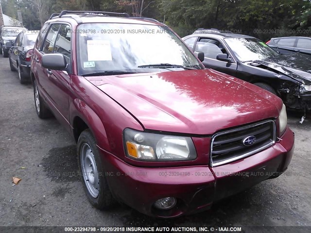 JF1SG65603H717207 - 2003 SUBARU FORESTER 2.5XS წითელი ფოტო 1